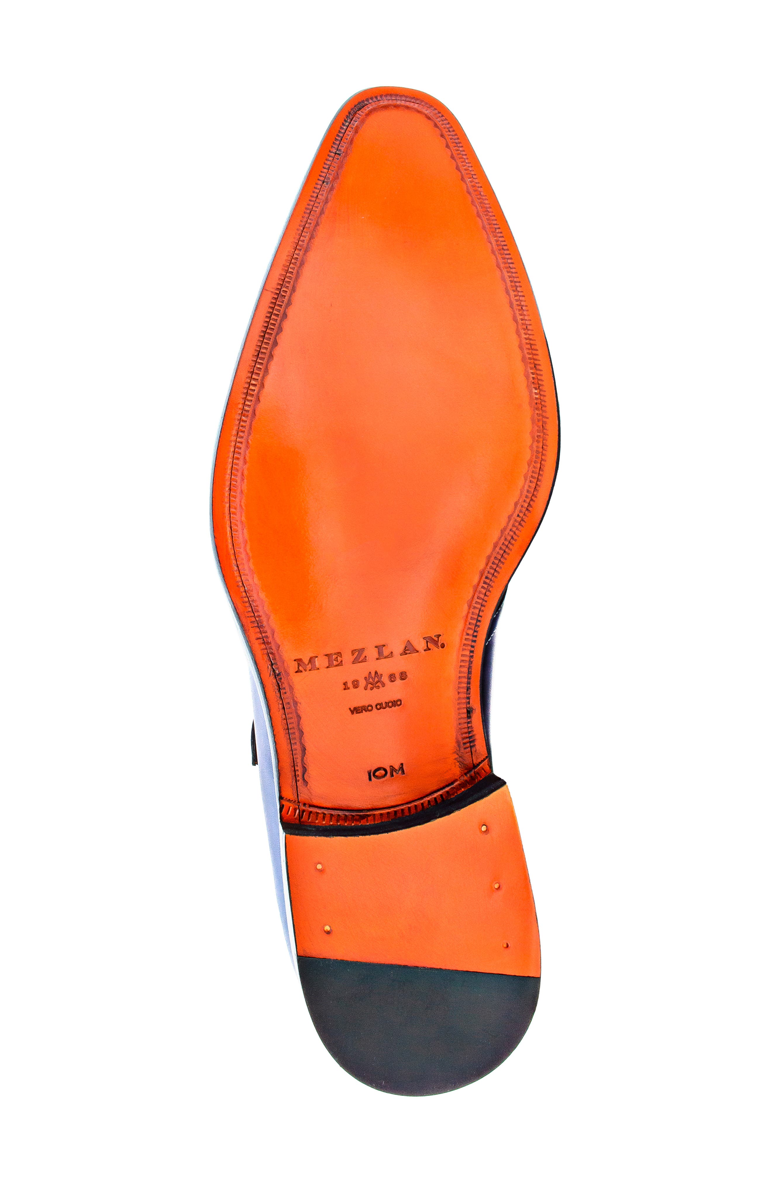 Mezlan Patina Monk Strap Loafer, Alternate, color, Navy/ Pearl Grey