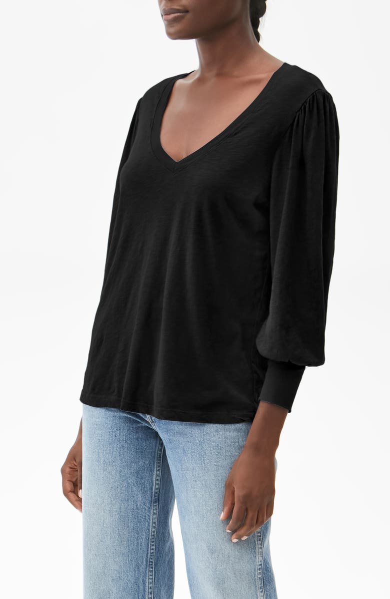 Michael Stars Nellie Puff Sleeve T-Shirt, Alternate, color, 