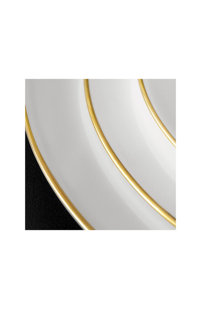 Villeroy & Boch Anmut Gold Rim Soup, Alternate, color, White