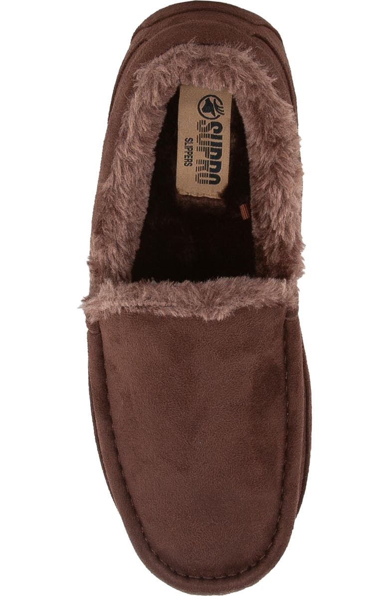 Deer Stags Spun Slipper, Alternate, color, Chocolate