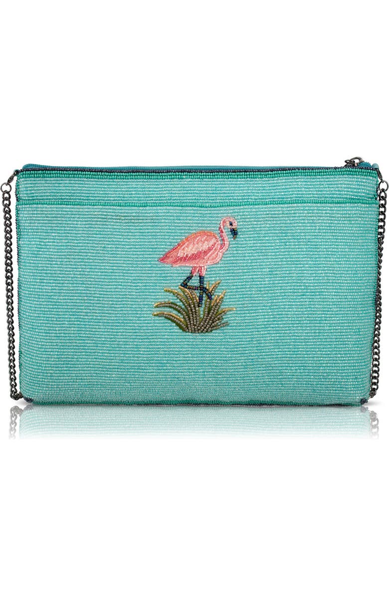 Mary Frances Accessories Coastal Notes Crossbody Handbag, Alternate, color, Blue