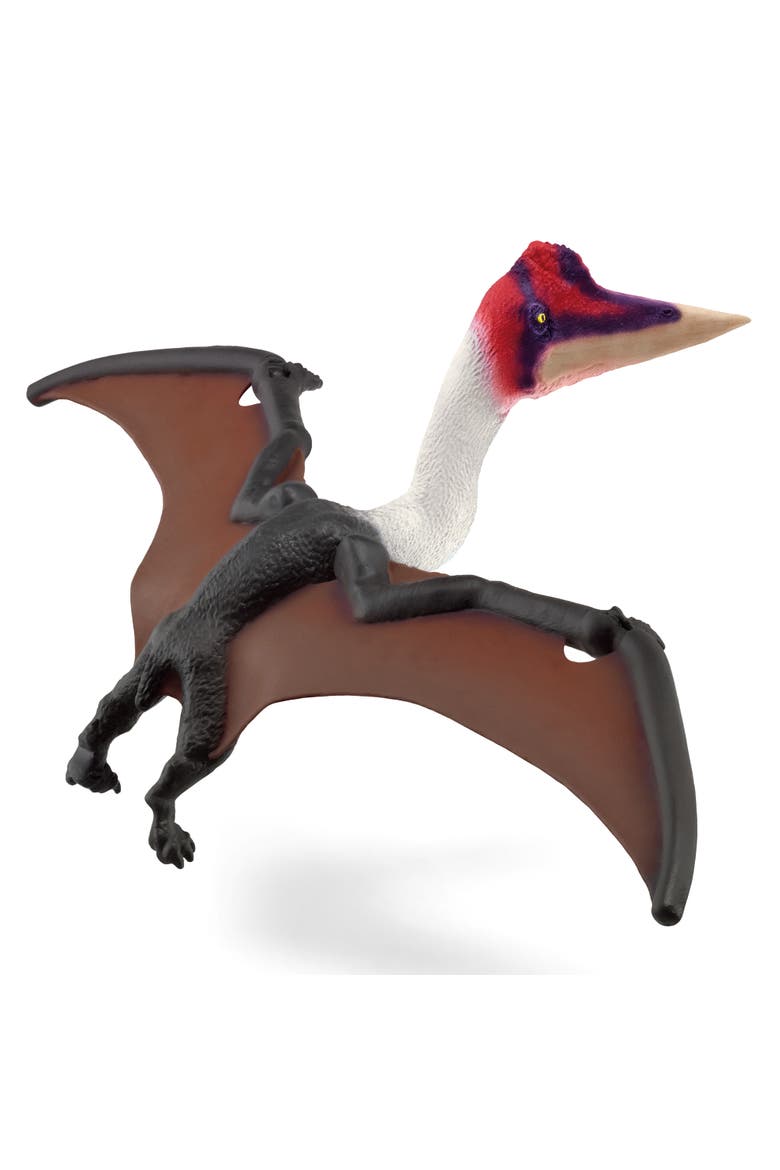 11" Quetzalcoatlus Dinosaur Action Figure Toy w/ Movable Jaw, Alternate, color, Multicolored