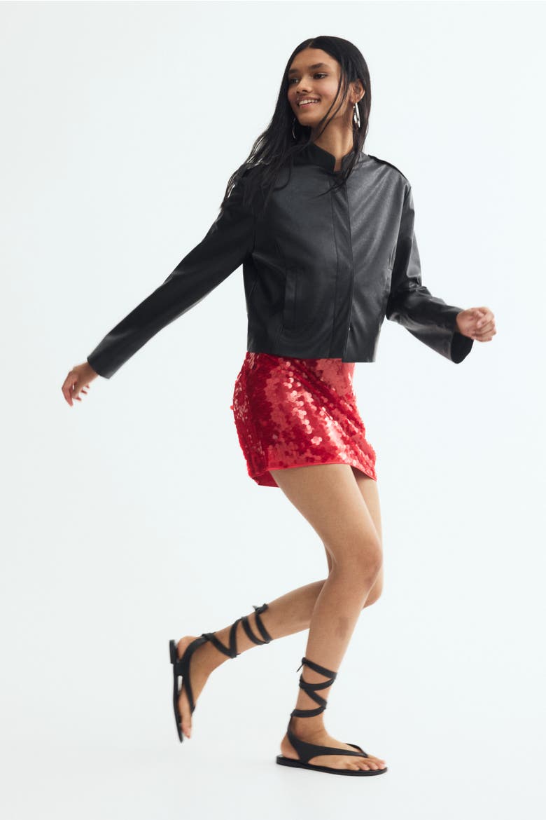 Coated Jacket, Alternate, color, Black