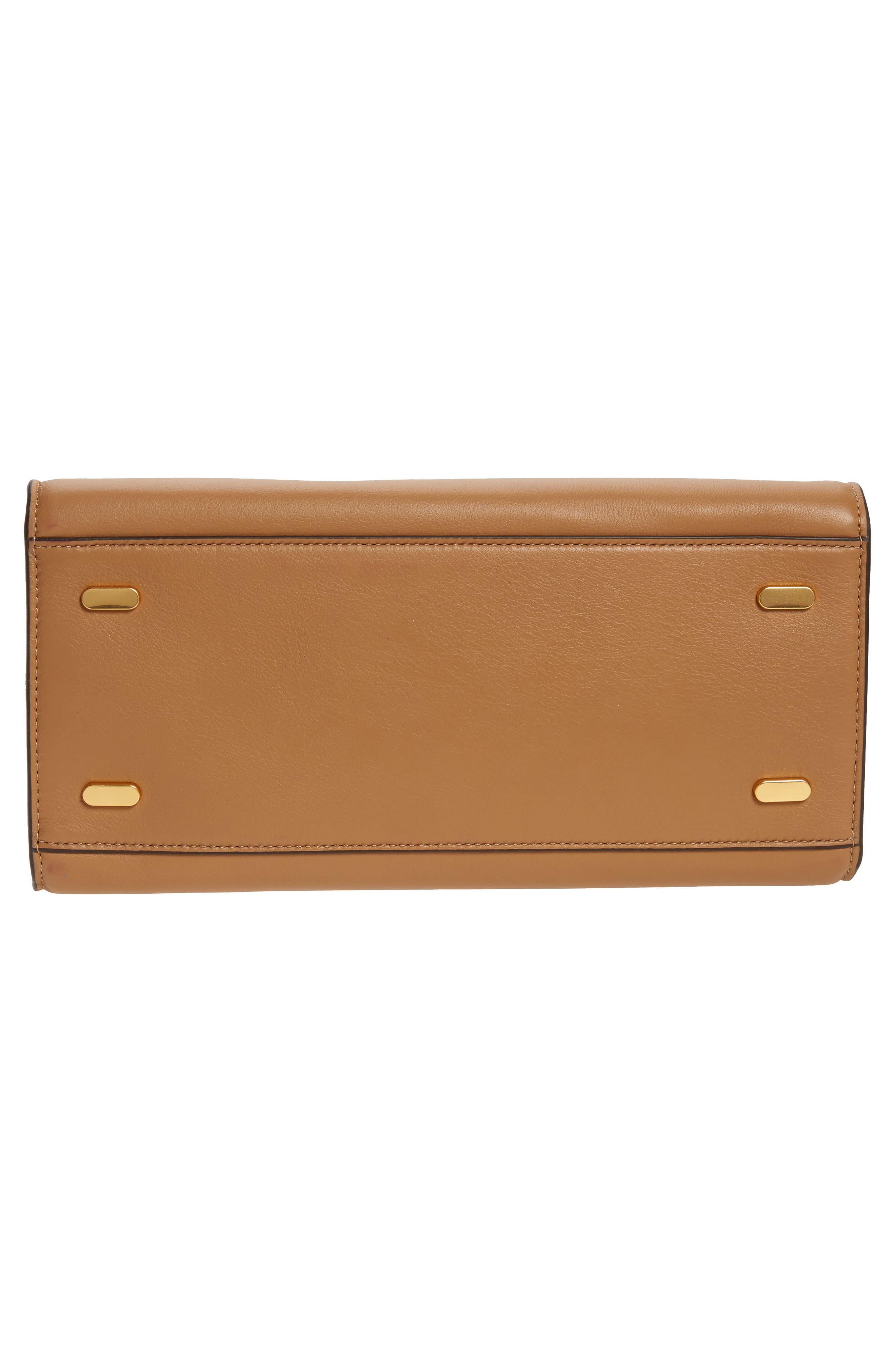 Tory Burch Lee Radziwill Leather Double Bag, Alternate, color, 