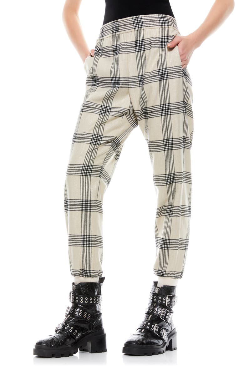 Pete Plaid Pants, Main, color, BONE MULTI