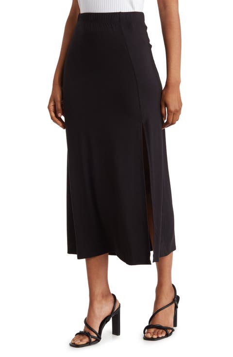 Side Slit Maxi Skirt
