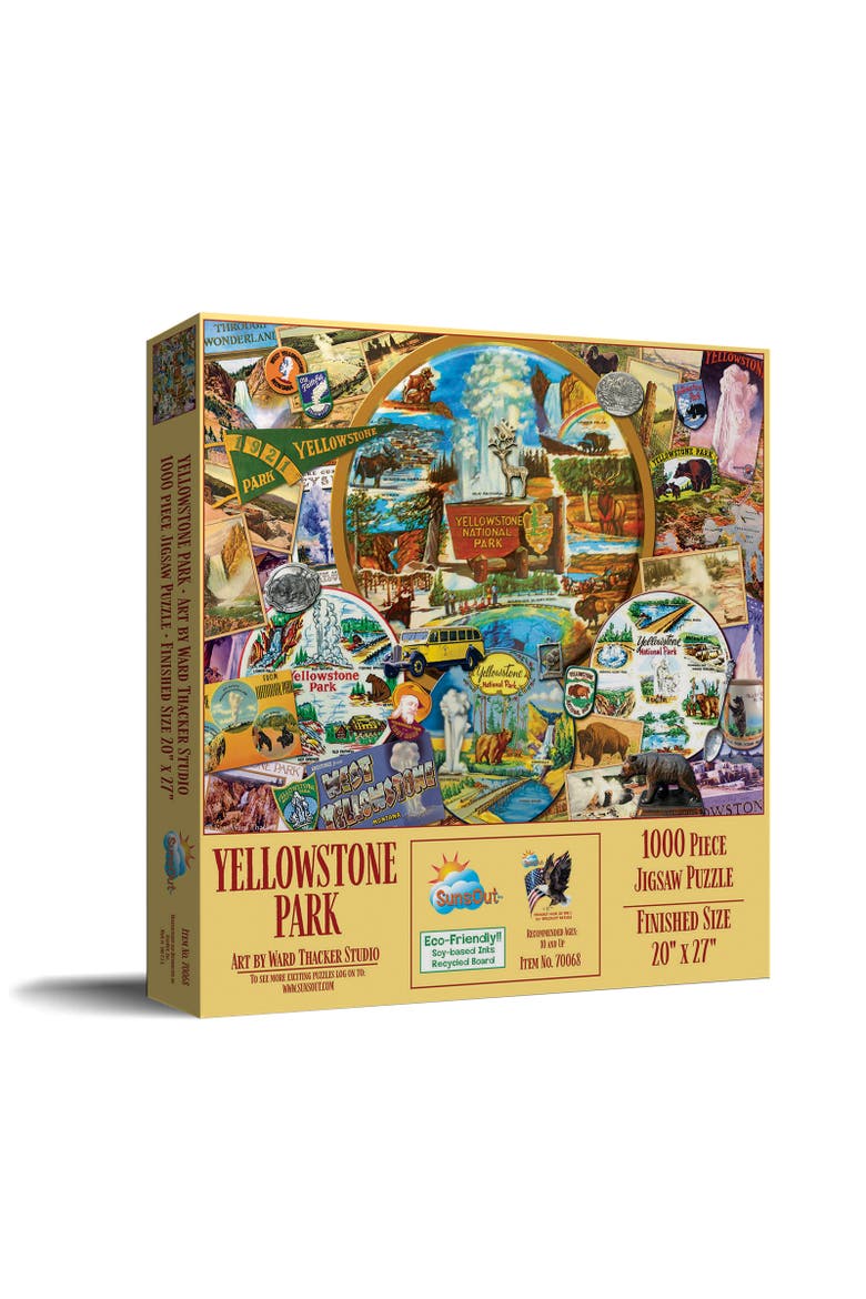 Yellowstone Park 1000 piece Jigsaw Puzzle for Adults, Main, color, Multicolor