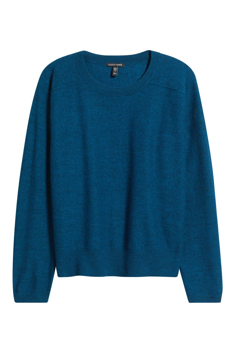 Wool Crewneck Sweater, Alternate, color, BLUE