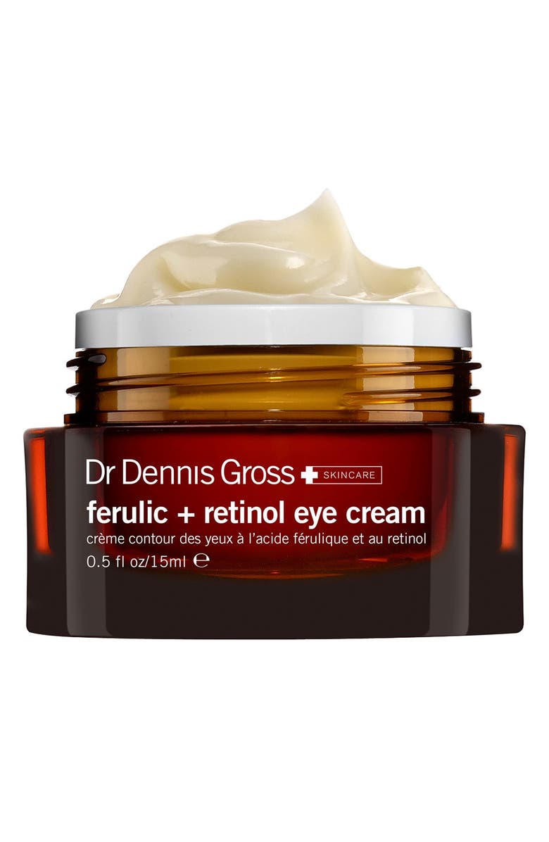 Dr. Dennis Gross Skincare Ferulic + Retinol Anti-Aging Eye Cream, Alternate, color, 