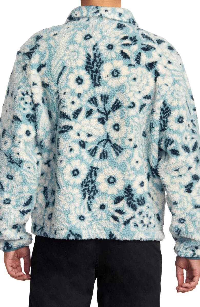 RVCA Groove Floral Fleece Jacket, Alternate, color, 