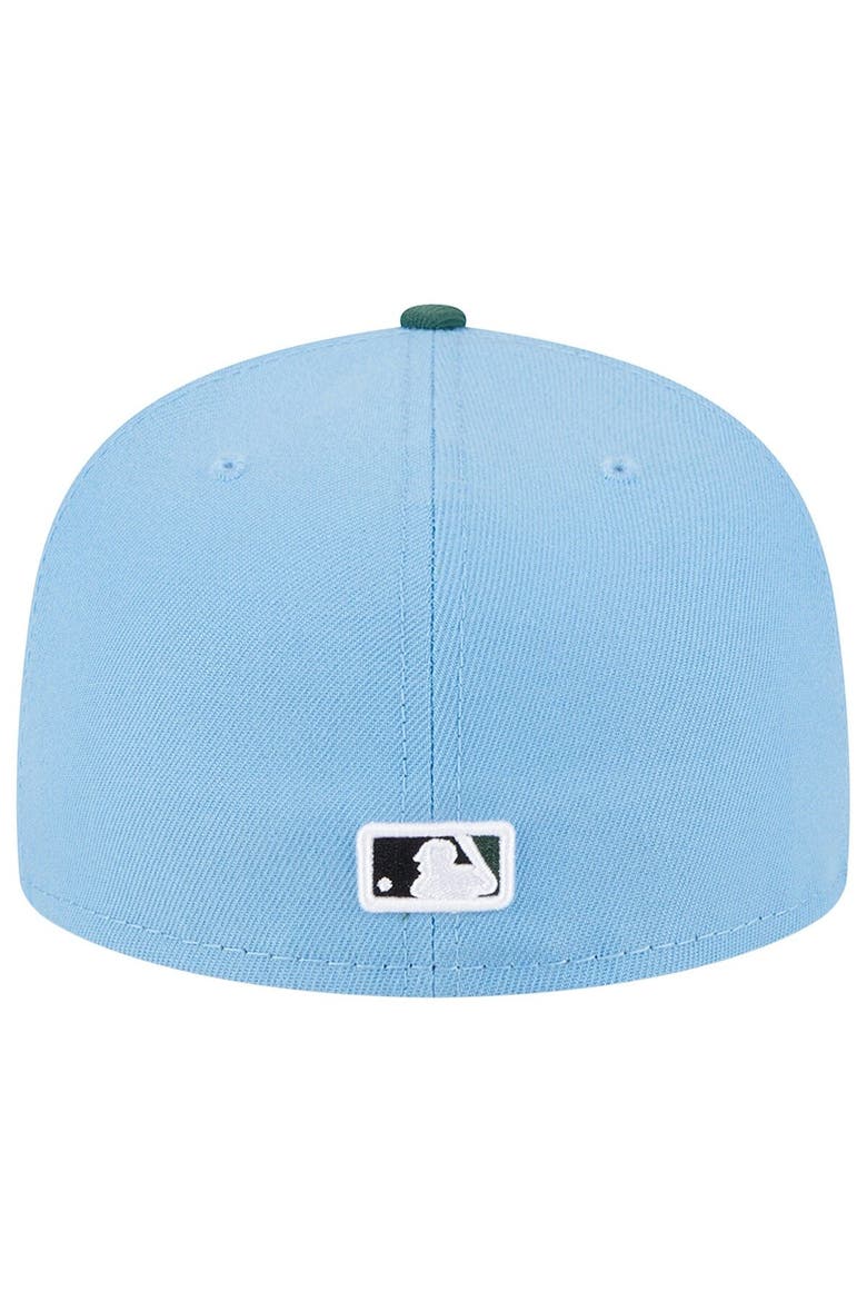 Men's New Era  Sky Blue/Cilantro Boston Red Sox 2007 World Series 59FIFTY Fitted Hat, Alternate, color, Light Blue