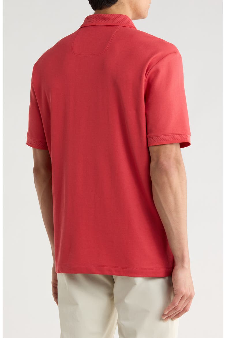 Emfielder Icon Solid IslandZone® Polo, Alternate, color, BAKED APPLE