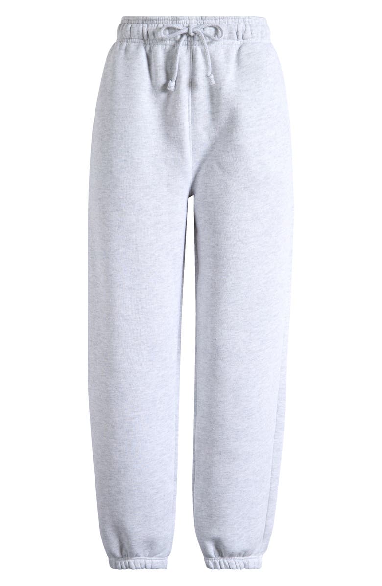 Topshop Cotton Blend Joggers, Alternate, color, Grey