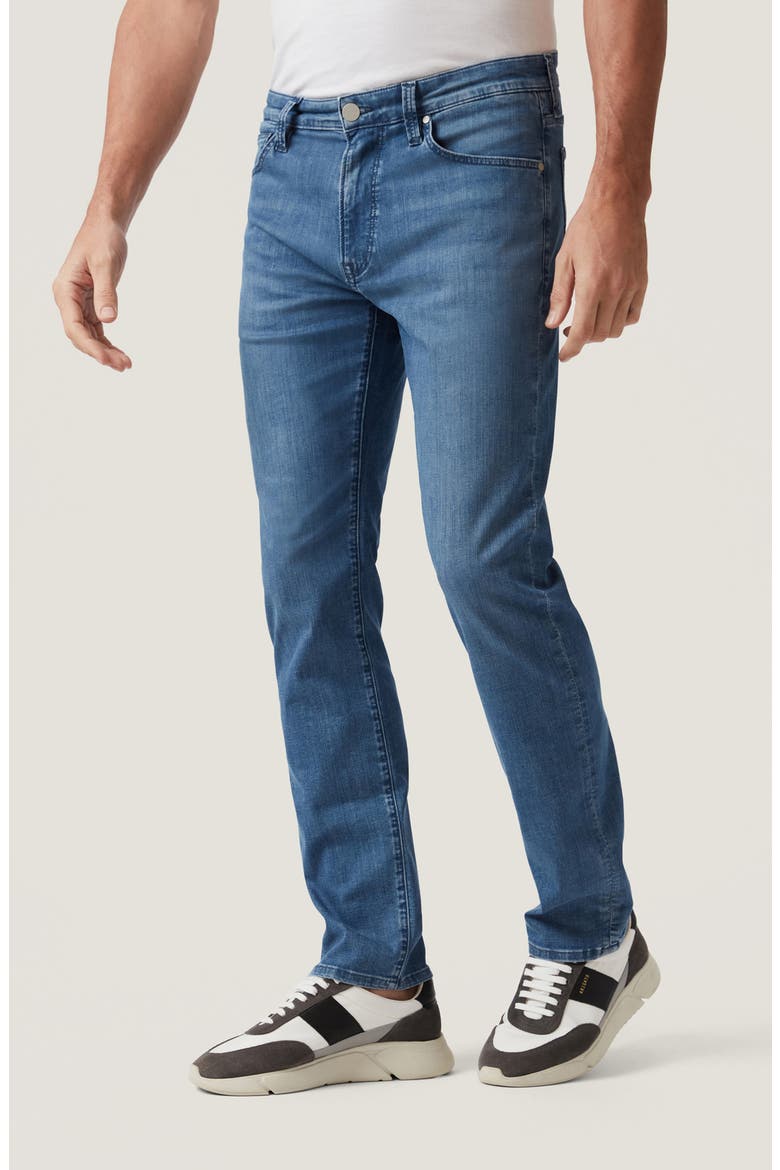 Courage Straight Leg Jeans, Alternate, color, DARK BLUE KONA