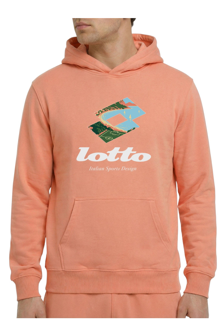 Invitational Men's Organic Cotton Hoodie, Main, color, Pink
