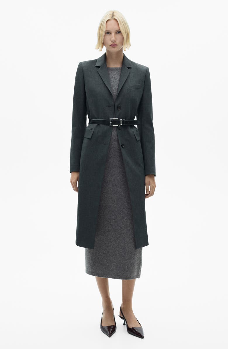 MANGO Long Sleeve Sweater Dress, Alternate, color, 