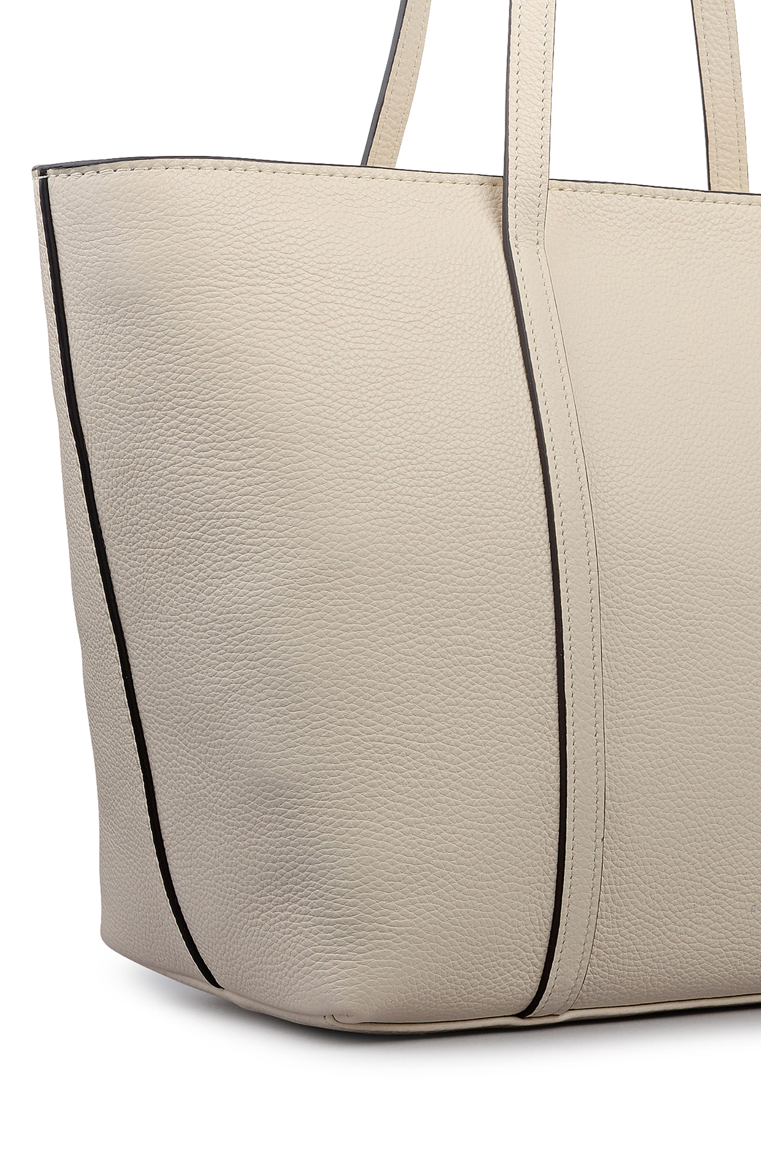 The Weekly Large Open Top Leather Tote, Alternate, color, SALT