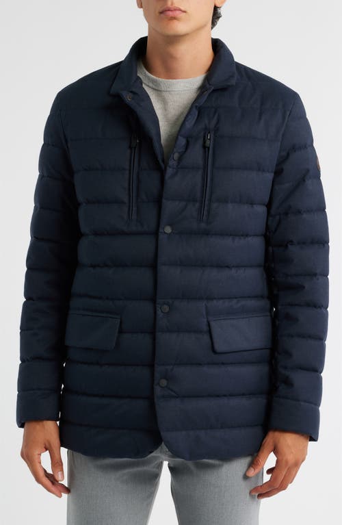 Save The Duck Felipe Water Resistant Quilted Jacket In Blue