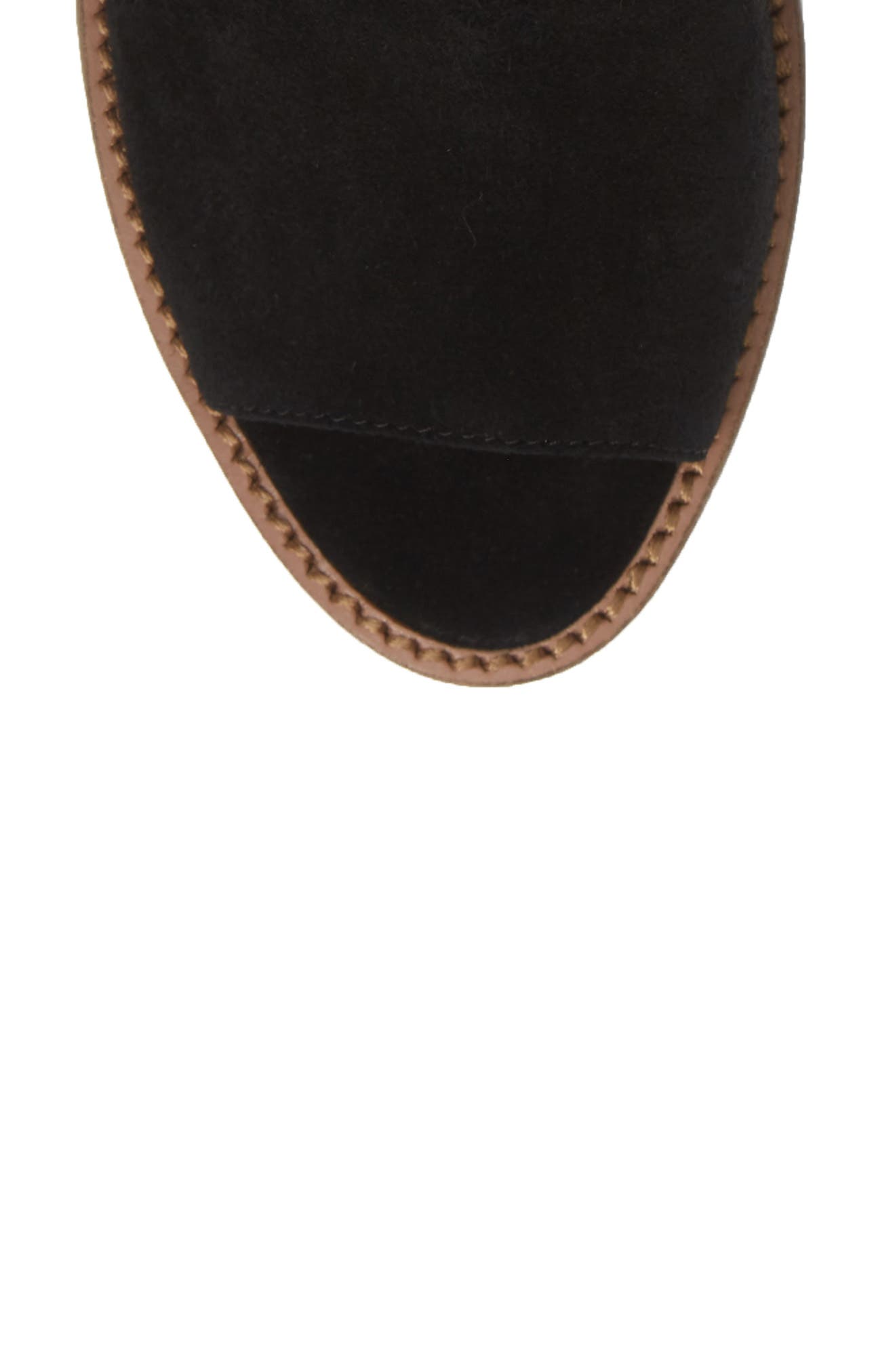 Blondo Nappa Waterproof Open Toe Bootie, Alternate, color, 