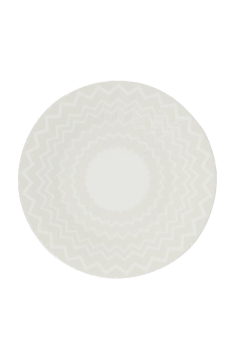 Missoni Home Zigzag White Charger Plate, Main, color, White