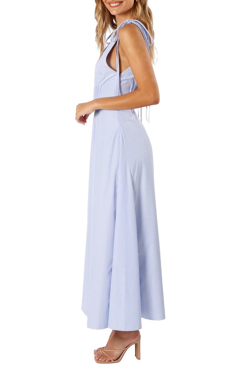 Petal & Pup Jayne Pinstripe Maxi Dress, Alternate, color,
