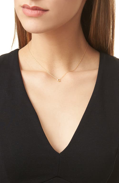 Bony Levy 18k Gold Pavé Diamond Initial Pendant Necklace In 18k Yellow Gold - C