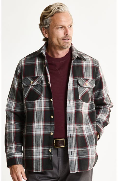 Brushed Flannel Overshirt