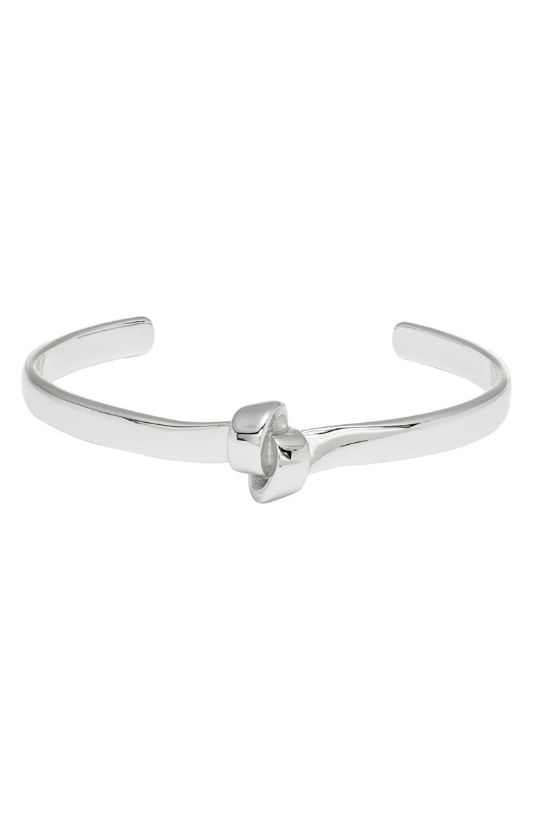 Knotty Flat Knot Cuff Bracelet, Main, color,