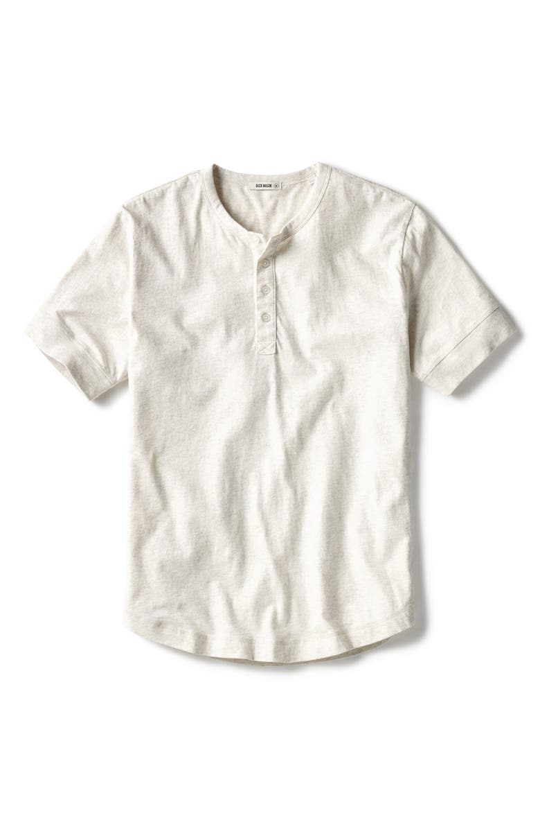BUCK MASON Short Sleeve Curve Hem Henley, Alternate, color, 