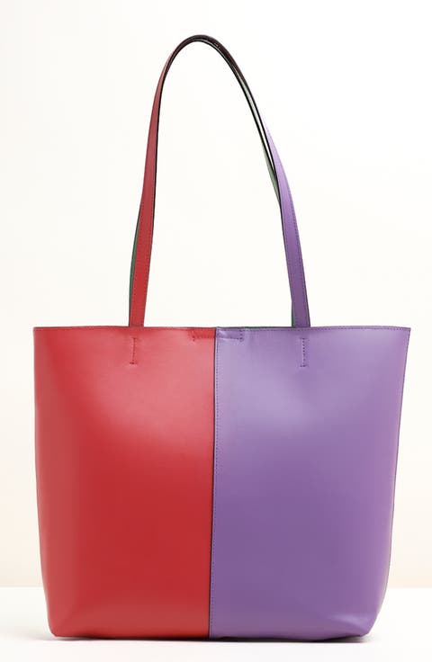 Perry Multicolored Leather Tote
