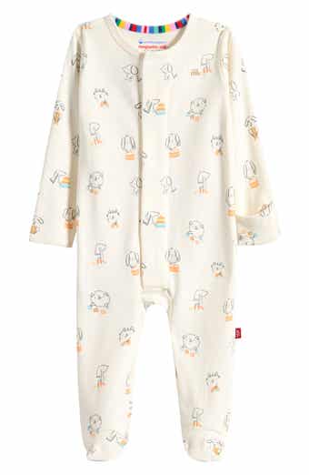 Magnetic Me Puppy Play Organic Cotton Footie