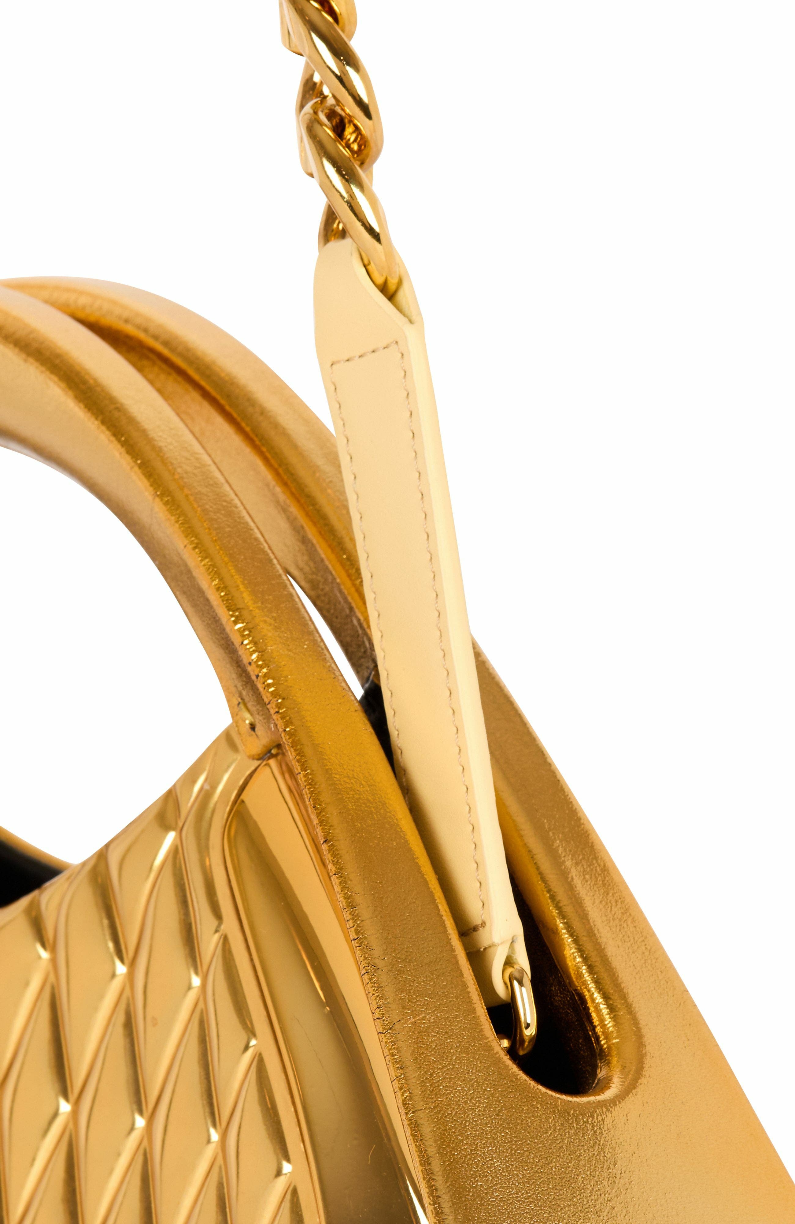 Balmain Quilted Medium Jolie Madame Bag, Alternate, color, 