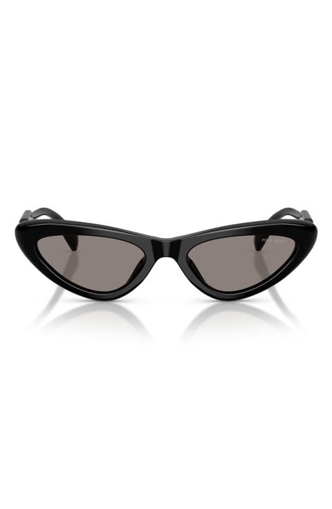 55mm Cat Eye Sunglasses