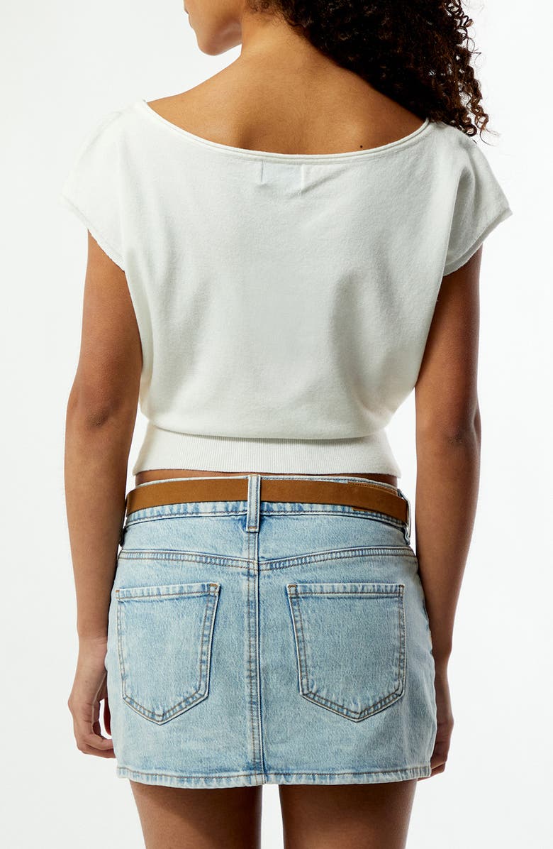 PacSun Eva Knit Top, Alternate, color, White