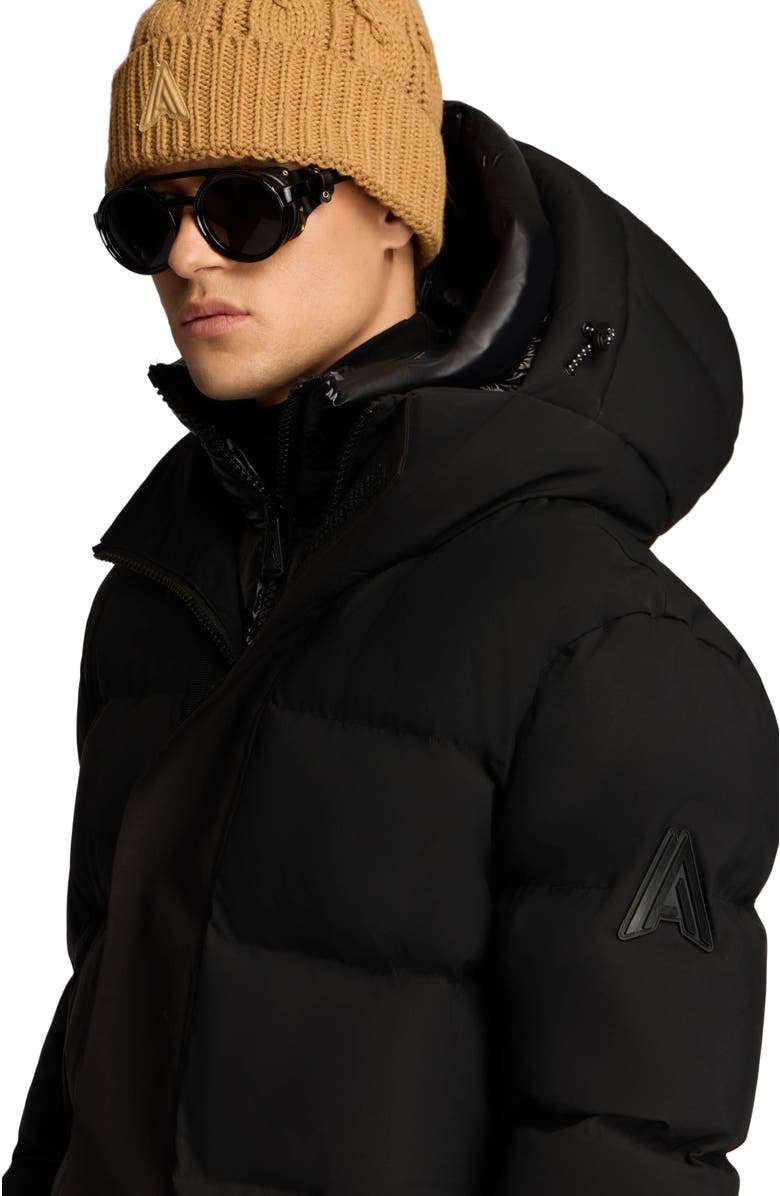 Alpenhaus Virterre Expedition Puffer with Contrast Double Hood, Alternate, color, Black