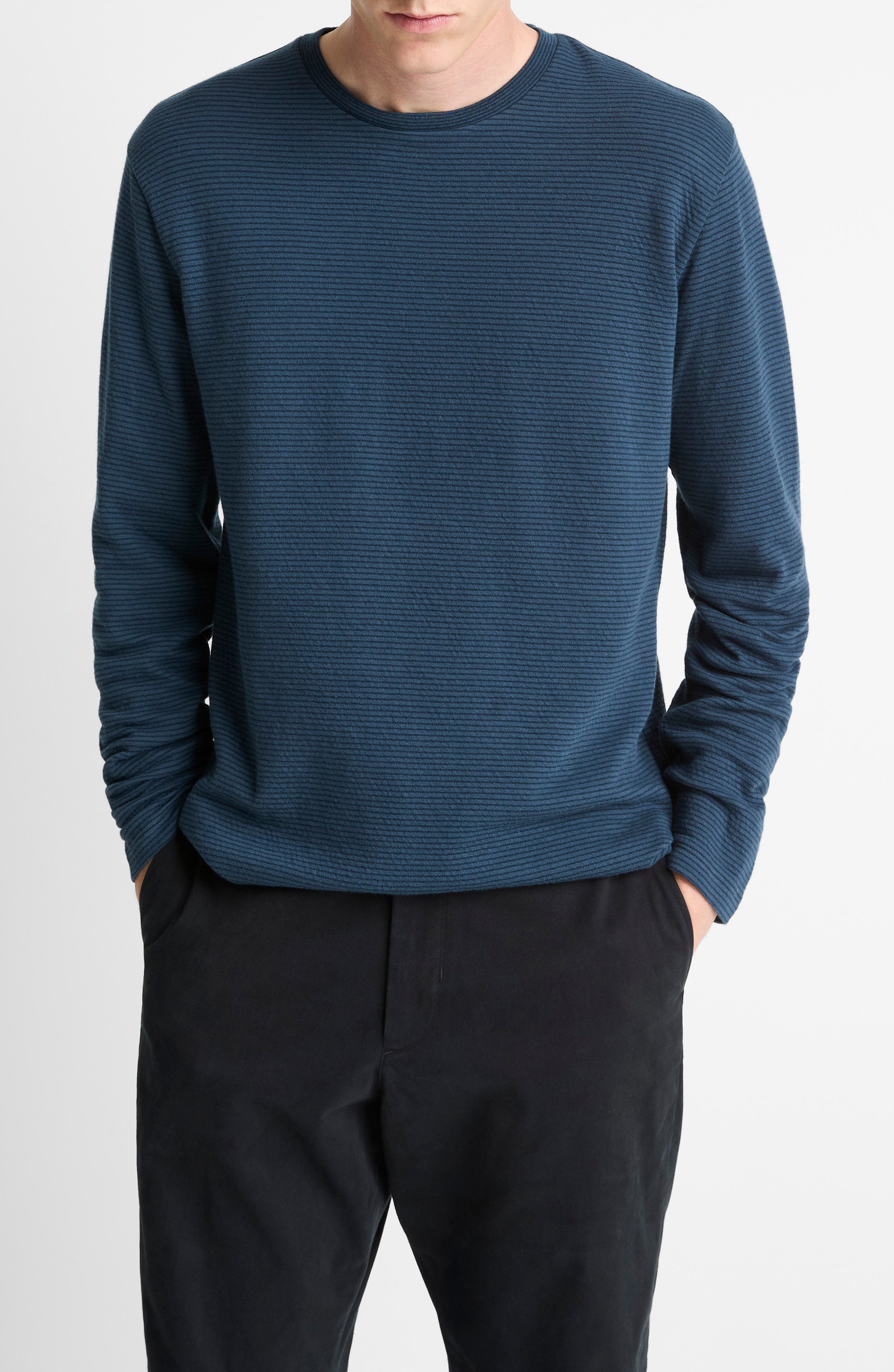 Striped Double Knit T-Shirt - image 3