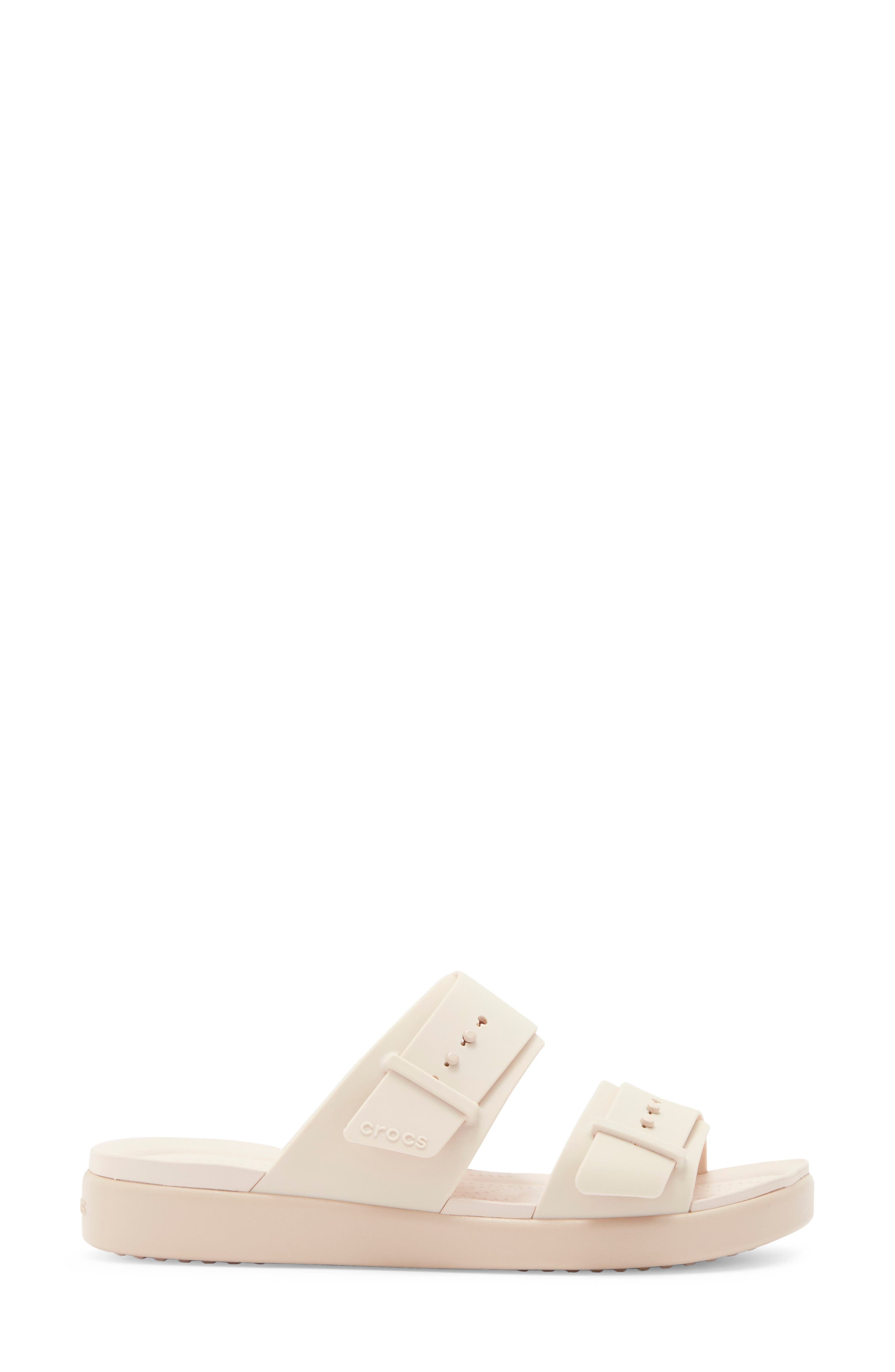 CROCS Brooklyn Wedge Slide Sandal, Alternate, color, Quartz
