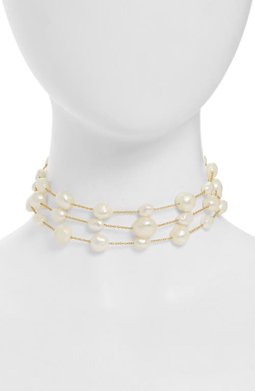 Cult Gaia Nyala Freshwater Pearl Choker