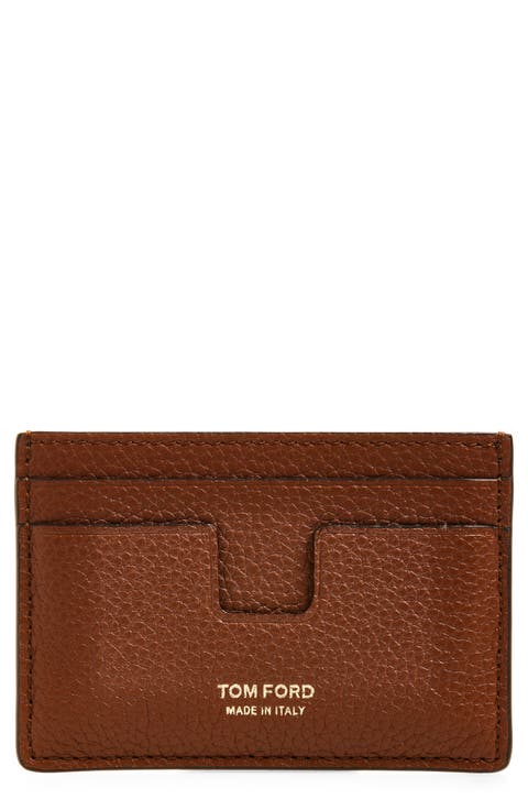 T-Line Soft Grain Leather Card Holder