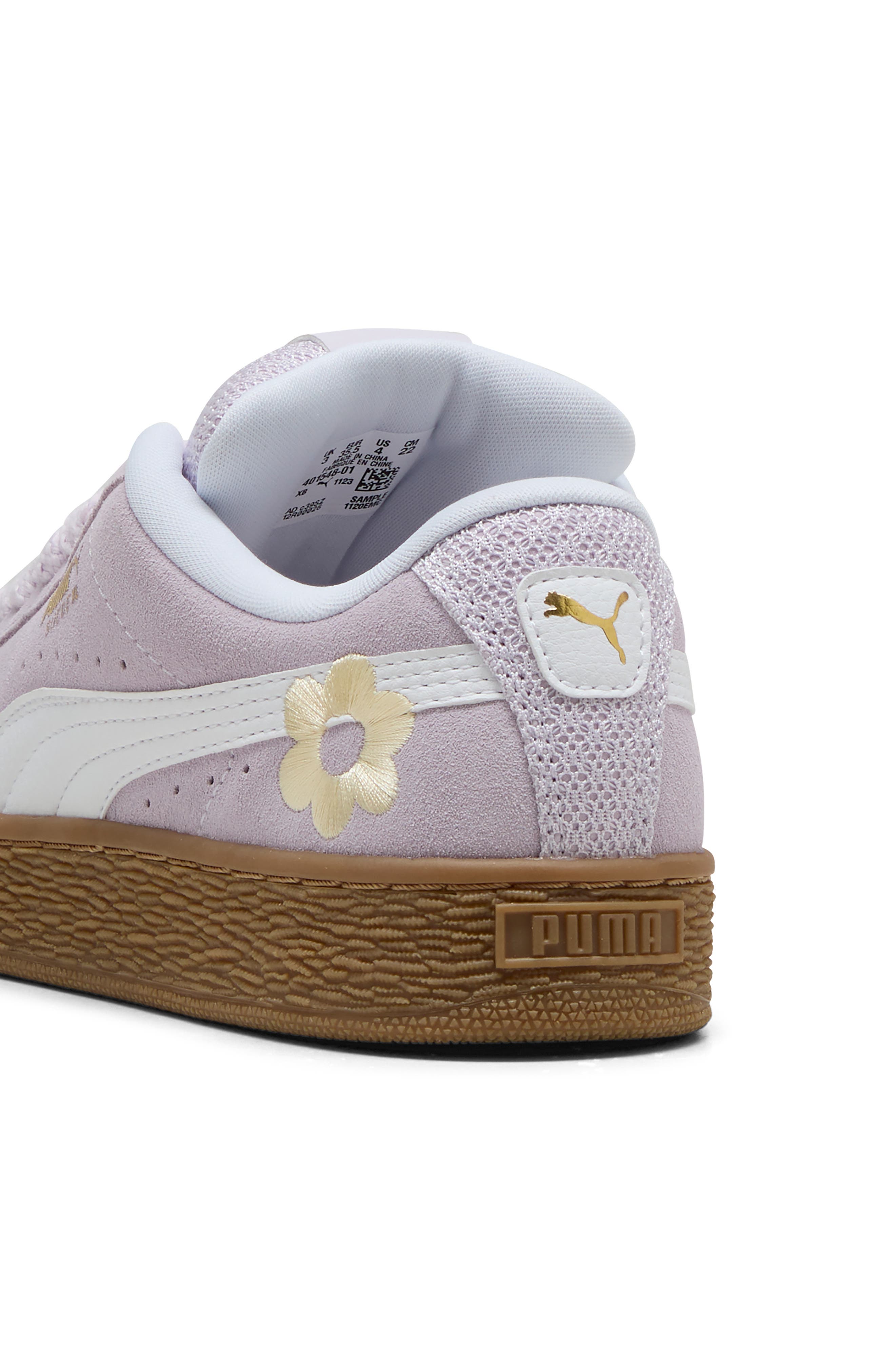 PUMA Kids' Suede XL Summer Feels Jr. Sneaker, Alternate, color, Lilac Frost-Puma White