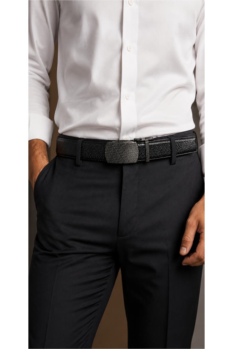 Soft-Flex Genuine Leather Ratchet Belt, Alternate, color, Mosaic