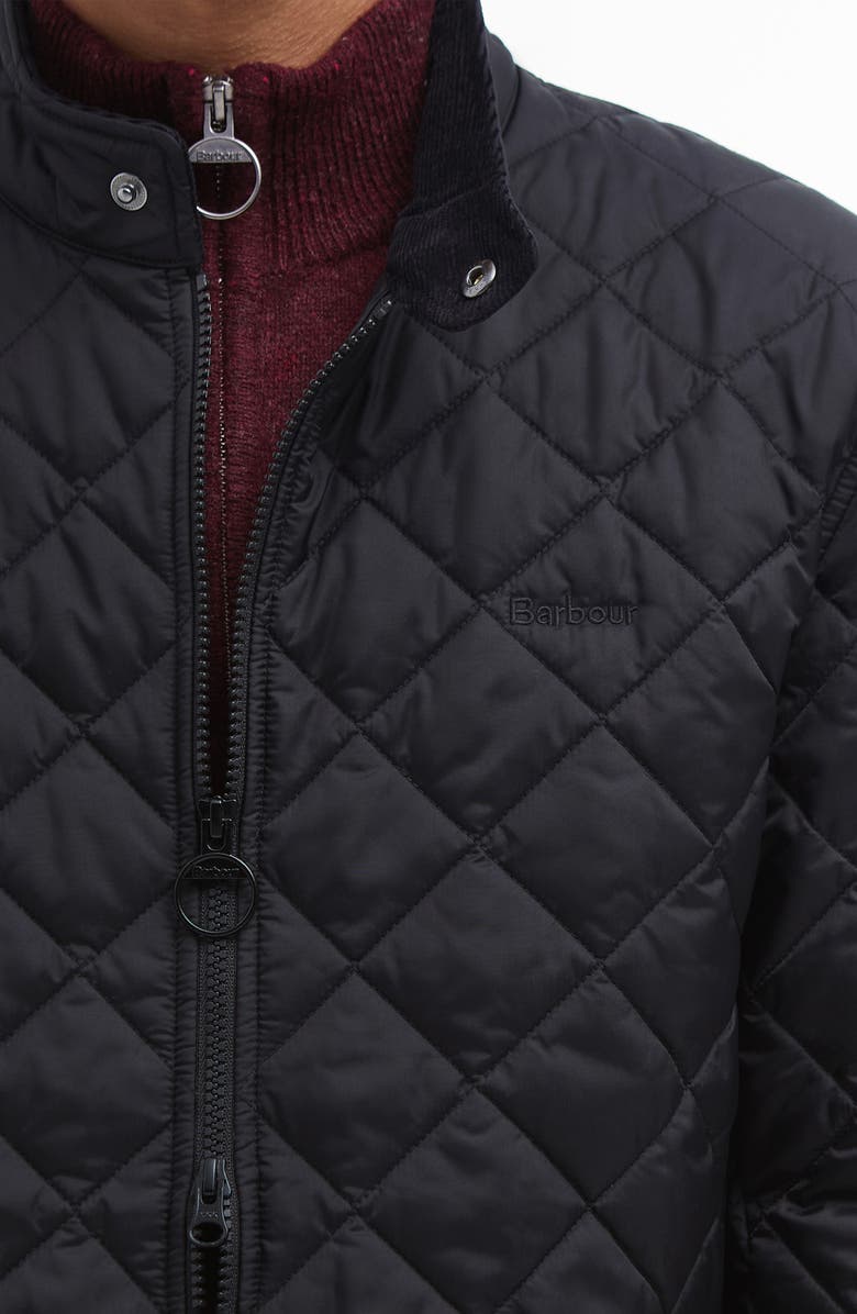Barbour Linden Quilted Jacket, Alternate, color, Black