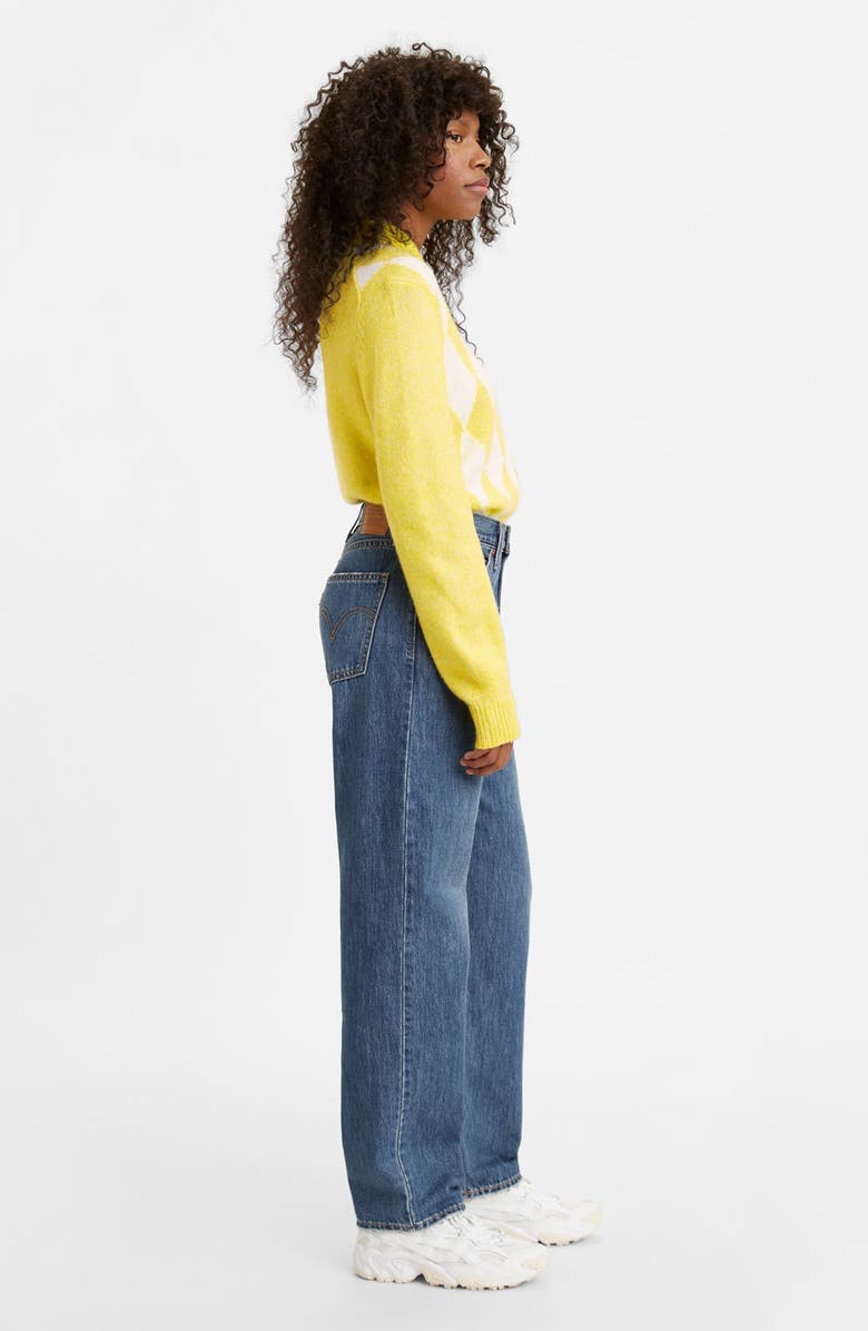 Levi's<sup>®</sup> High Waist Dad Jeans, Alternate, color, 