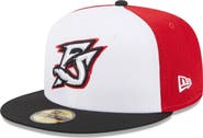 New Era Men's New Era White Richmond Flying Squirrels Authentic Collection Alternate Logo 59FIFTY Fitted Hat