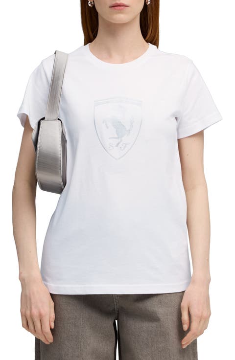 x Ferrari Sportswear Cotton Graphic T-Shirt