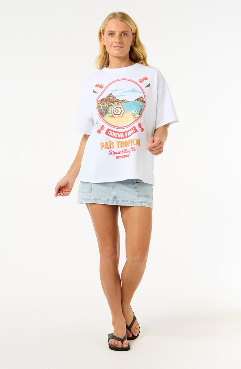 Rip Curl Cove Heritage Graphic T-Shirt, Alternate, color, Optical White