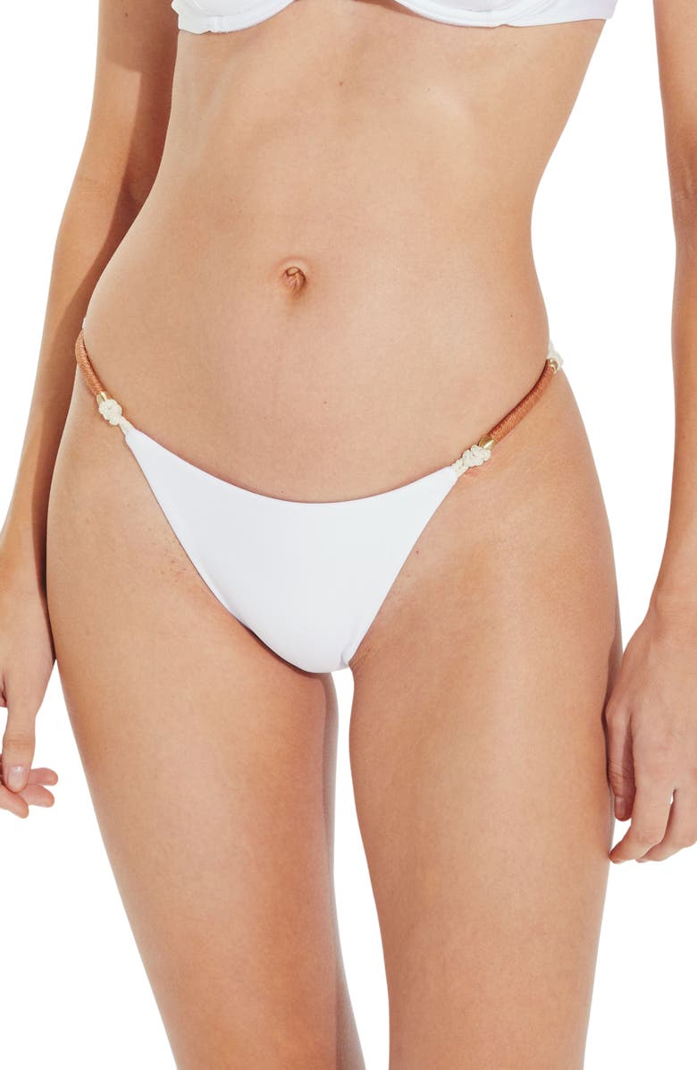 ViX Paula Hermanny Elis Beaded Bikini Bottoms, Main, color, 