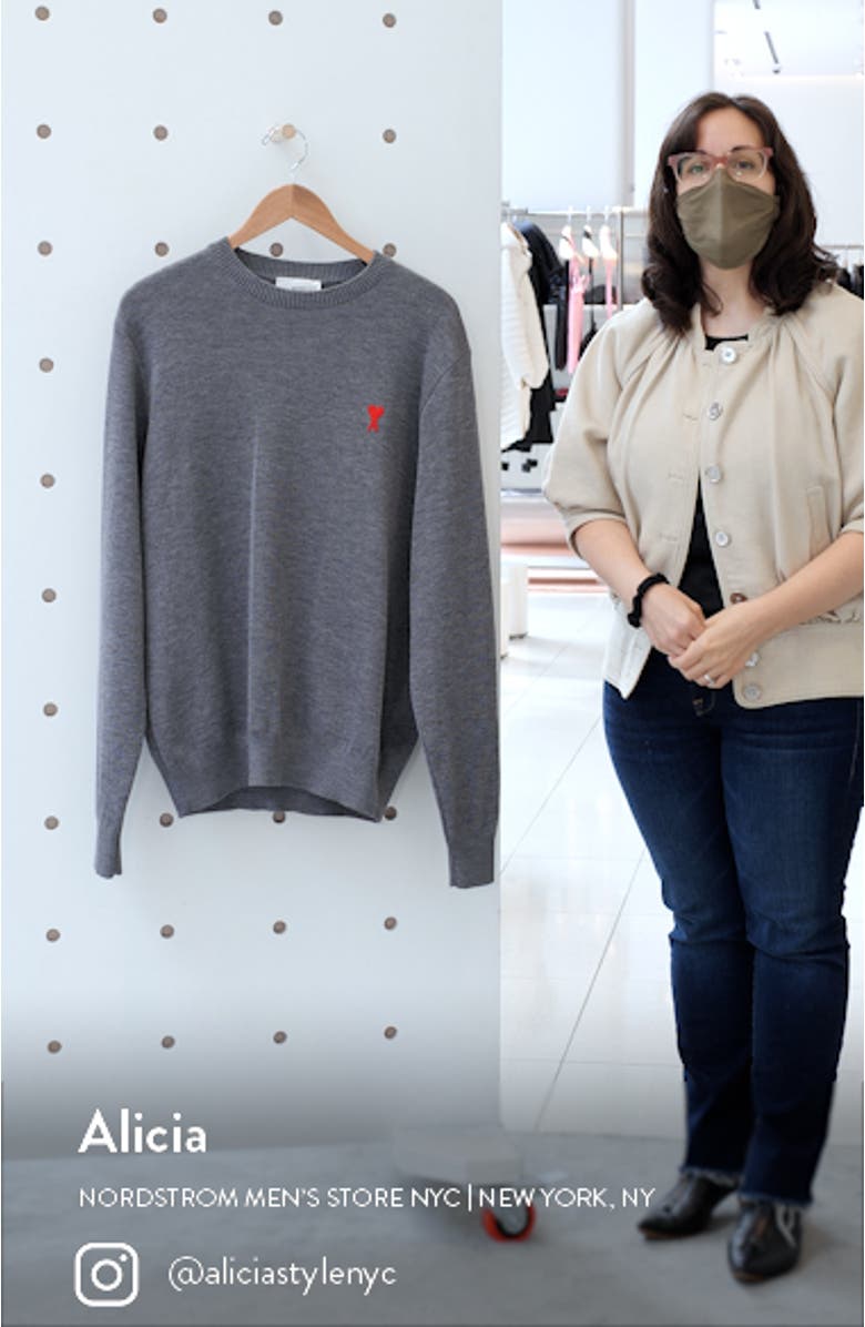 Ami de Couer Embroidered Merino Wool Sweater, sales video thumbnail