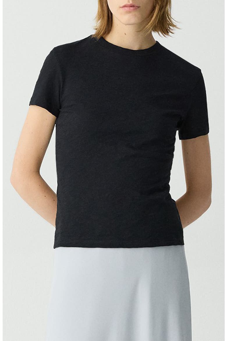 2 Nebulous Organic Cotton Tiny Tee, Main, color, BLACK