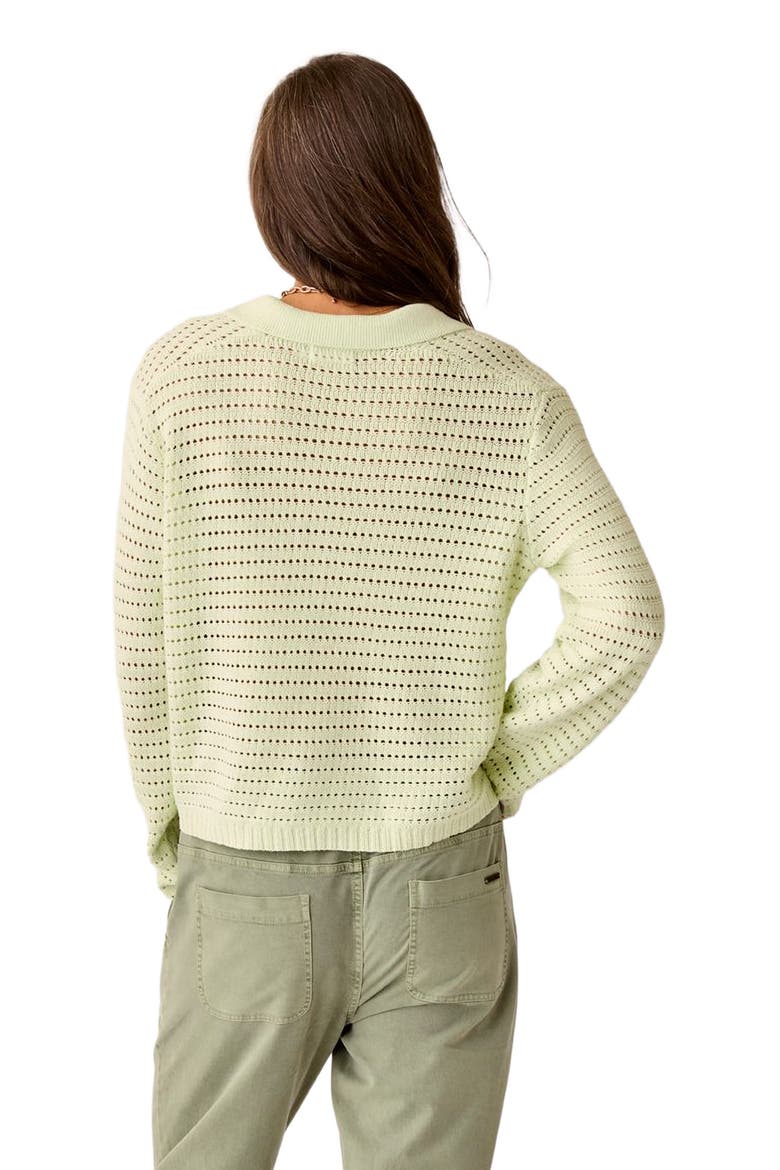 Morgan Polo Sweater, Alternate, color, Honeydew